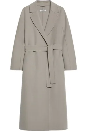Max Mara Mantels, Dames, Grijs, L, Esturia Jas