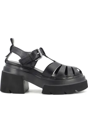Elena Iachi Schoenen, Dames, Zwart, 40 EU, High Heel Sandalen