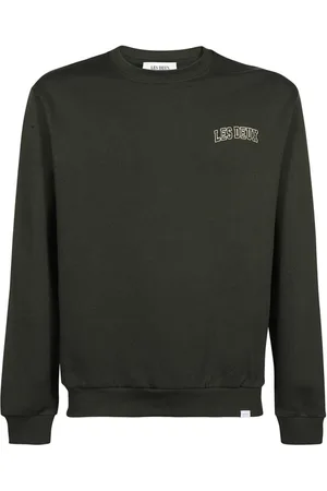 Les Deux Sweatshirts & Hoodies, Heren, Zwart, S, Katoen, Blake Katoenen Sweatshirt met Ronde Hals