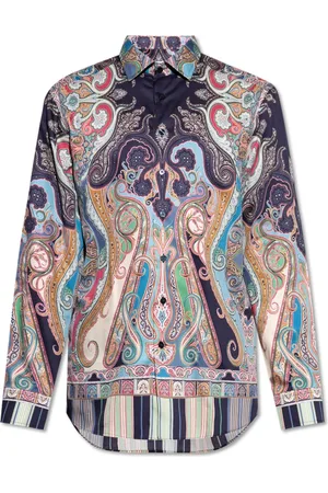 Etro Overhemden, Heren, Veelkleurig, 3Xl, Katoen, Shirt met patroon