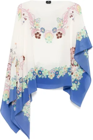 Etro Jassen, Dames, Veelkleurig, ONE Size, Stijlvolle Capes