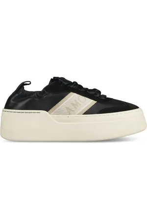 Salvatore Ferragamo Schoenen, Dames, Zwart, 36 1/2 EU, Leer, Platform 03 Sneakers