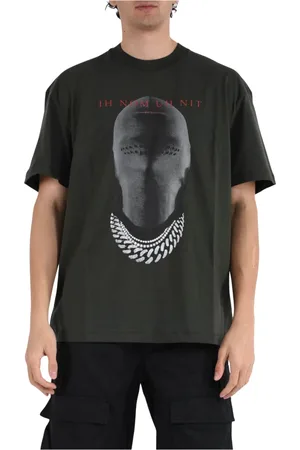 Ih Nom Uh Nit Tops, Heren, Groen, 3Xl, Katoen, Katoenen T-shirt met Voorkant Print