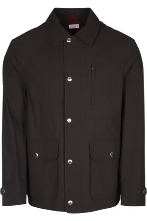 Brunello Cucinelli Jassen, Heren, Zwart, M, Stijlvolle buitenkleding jassen voor alle seizoenen