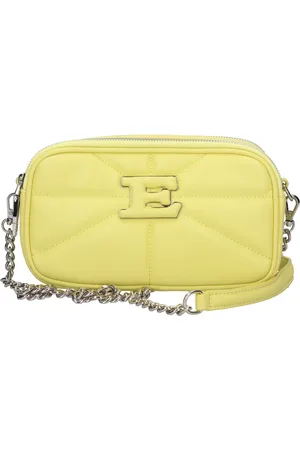 ERMANNO SCERVINO Tassen, Dames, Geel, ONE Size, Leer, Crossbodytas