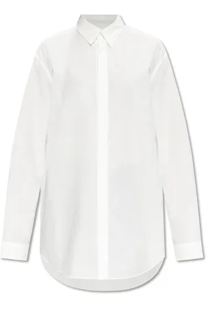Moncler Blouses & Shirts, Dames, Wit, 2Xs, Katoen, Cotton Shirt