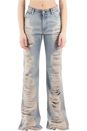 Acne Studios Jeans, Dames, Blauw, XS, Denim, Blauwe Denim Jeans
