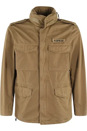 Aspesi Jassen, Heren, Bruin, L, Field Jacket