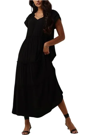 Co`Couture Kleedjes, Dames, Zwart, XS, Sunrise Maxi Jurk