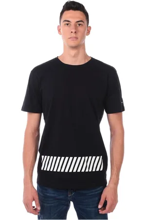 D.A. Daniele Alessandrini Tops, Heren, Zwart, S, Katoen, Sweatshirts