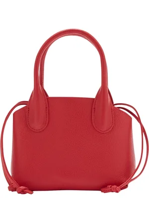 Silvian Heach Tassen, Dames, Rood, ONE Size, Leer, Gestructureerde Handtas