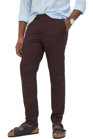 Liu Jo Broeken, Heren, Bruin, S, Linnen, Linoyork Chinos