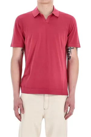 DRUMOHR Tops, Heren, Rood, XL, Katoen, Rode T-shirts en Polo