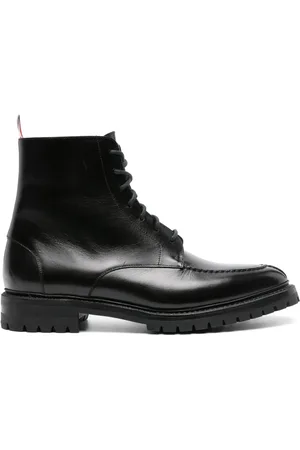 Thom Browne Schoenen, Dames, Zwart, 38 EU, Leer, Stijlvolle leren laarzen