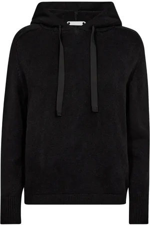 Co`Couture Sweatshirts & Hoodies, Dames, Zwart, S, Hoodie Knit Strik