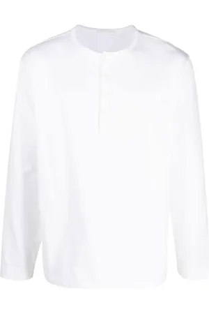 Ten Cate Tops, Heren, Wit, S, Katoen, Witte katoenen sweatshirt met logo-patch