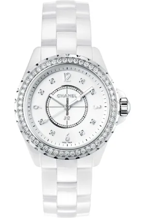 CHANEL Accessoires, Dames, Wit, ONE Size, J12 Horloge