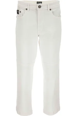 VERSACE Jeans, Heren, Wit, W35, Broek Wit