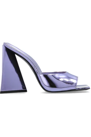 The Attico Schoenen, Dames, Paars, 38 EU, Leer, Devon Mule