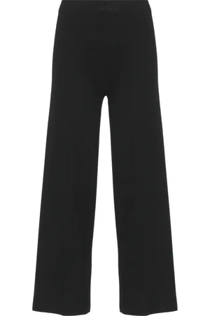 D.EXTERIOR Broeken, Dames, Zwart, S, Zwarte Viscose Elastische Taille Broek