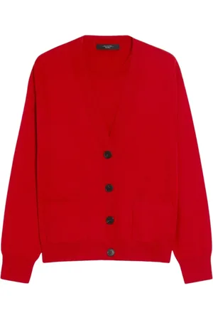 Max Mara Truien, Dames, Rood, M, Wol, Decano Truien Set