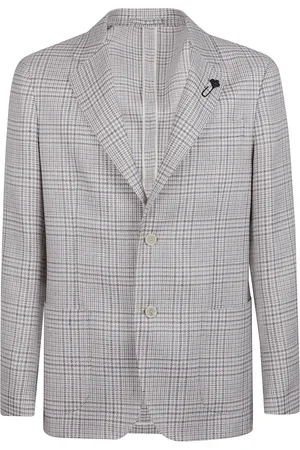 LARDINI Jassen, Heren, Grijs, M, Katoen, Neutrale Jas