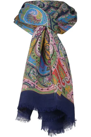 Etro Accessoires, Dames, Veelkleurig, ONE Size, Cashmere Paisley Sjaal