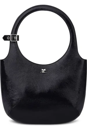 Courrèges Tassen, Dames, Zwart, ONE Size, Leer, Handtas