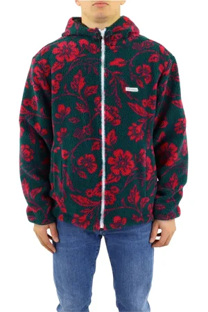 Drôle de Monsieur Sweatshirts & Hoodies, Heren, Groen, S, Sweatshirt met ritssluiting