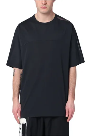 Y-3 Tops, Heren, Zwart, S, Korte mouwen ronde hals T-shirt