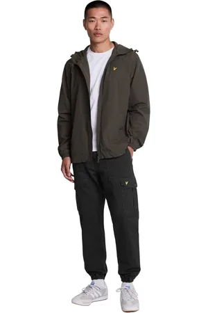 Lyle & Scott Broeken, Heren, Zwart, W30 L30, Katoen, Cargo met Manchetten