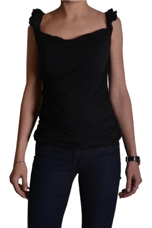 Dsquared2 Tops, Dames, Zwart, M, Sleeveless Top
