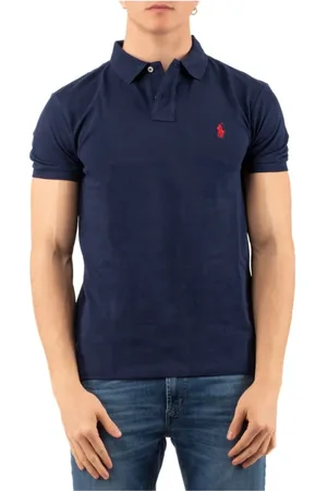 Ralph Lauren Tops, Heren, Blauw, M, Polo