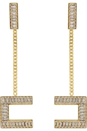 Elisabetta Franchi Accessoires, Dames, Geel, ONE Size, Oorbellen