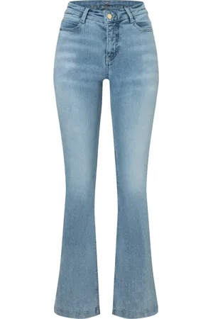 Mac Jeans, Dames, Blauw, L L32, Katoen, Dream Boot - Authentic Mega Flex