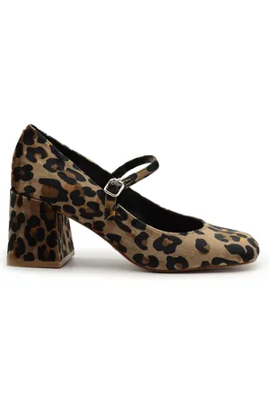 Steve Madden Schoenen, Dames, Veelkleurig, 36 EU, Luipaard Velvet Hak Pumps