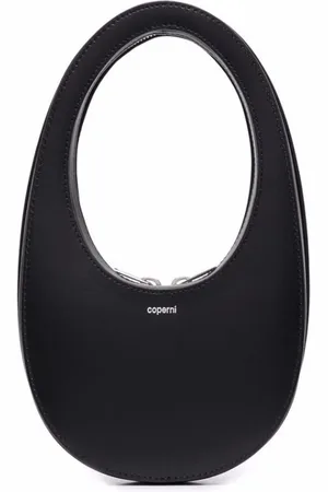 COPERNI Tassen, Dames, Zwart, ONE Size, Leer, Zwarte handtas voor vrouwen Elegante stijl