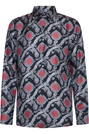Etro Overhemden, Heren, Veelkleurig, L, Stijlvol Casual Overhemd