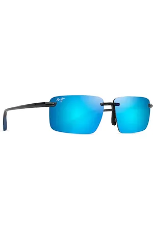 Maui Jim Accessoires, Dames, Zwart, ONE Size, Blauwe zonnebril