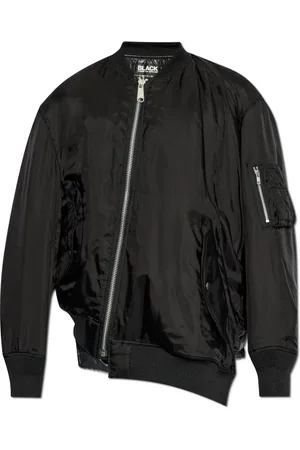 Comme des Garçons Jassen, unisex, Zwart, M, Leer, Gewatteerde jas
