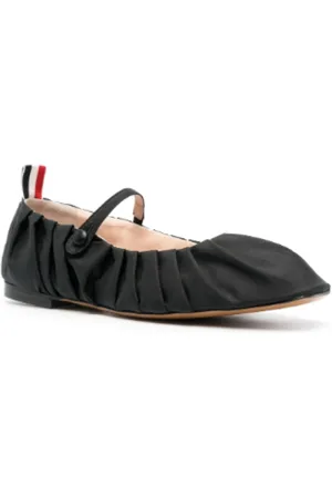 Thom Browne Schoenen, Dames, Zwart, 37 1/2 EU, Leer, John Ballerina`s