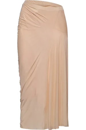 DRIES VAN NOTEN Rokken, Dames, Roze, M, Stijlvolle Midi Rok