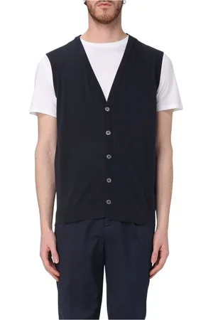 DRUMOHR Truien, Heren, Blauw, XL, Stijlvolle Gilet voor Mannen