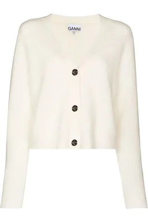 Ganni Truien, Dames, , L, Wol, Wollen Vest Casual Stijl