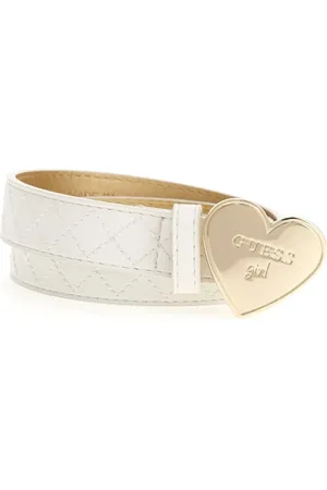 Guess Accessoires, Dames, Wit, M, Logo 4G Girl Riem