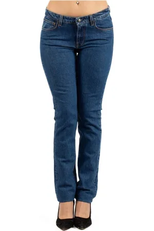 FAY Jeans, Dames, Blauw, W30, Katoen, Slim-fit Jeans