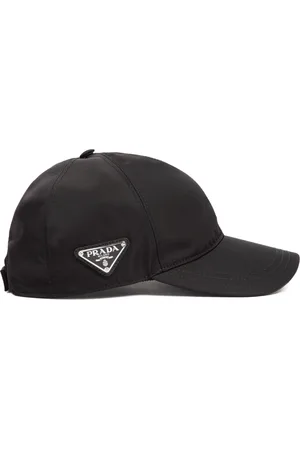 Prada Accessoires, Dames, Zwart, M, Nylon, Zwarte Baseballpet Dames Accessoires