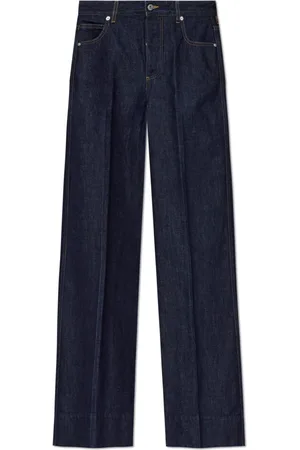 Bottega Veneta Jeans, Dames, Blauw, 2Xs, Katoen, Palazzo Jeans