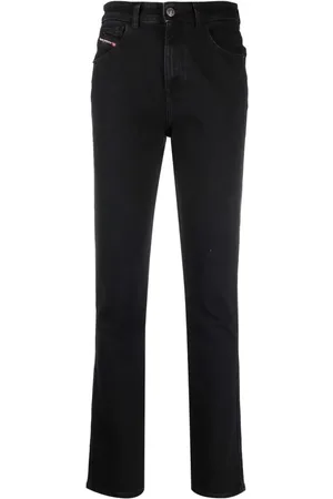 Diesel Jeans, Dames, Zwart, W27 L32, Katoen, Casual Skinny Jeans