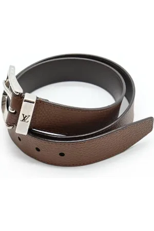 LOUIS VUITTON Pre-owned, Dames, Bruin, ONE Size, Leer, Pre-owned Leather belts